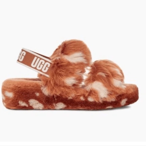 UGG Oh Yeah spots slippers, womens size 6 - Picture 3 of 8